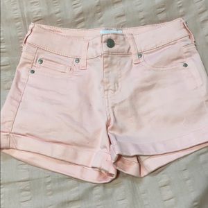 blush pink shorts